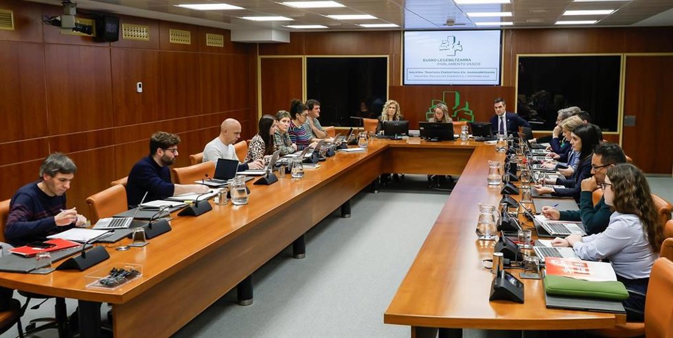 Jauregi ha comparecido este martes ante la Comisión de Industria, Transición Energética y Sostenibilidad