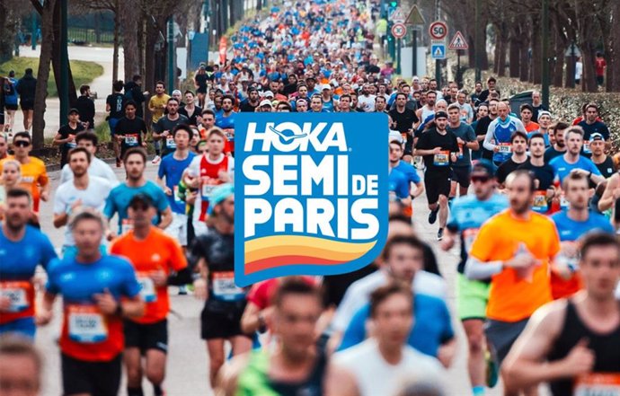 La Media Maratón de París se llamará 'Hoka Semi de Paris' los próximos cinco años.