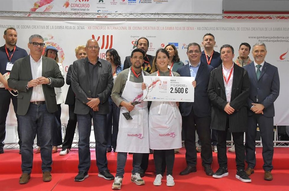 Ana Lázaro, de Barro de Ávila, gana el Concurso de Cocina Creativa de la Gamba Roja de Dénia (Alicante) de 2025.