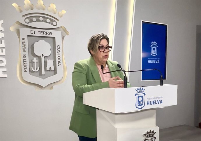 La concejal de Con Andalucía (Izquierda Unida, Podemos, Iniciativa) en el Ayuntamiento de Huelva, Mónica Rossi.