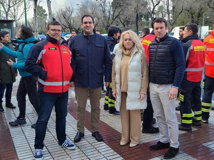 Martín Torres avisa de los bomberos de Diputación necesitan "medidas urgentes" ante la "falta de medios".
