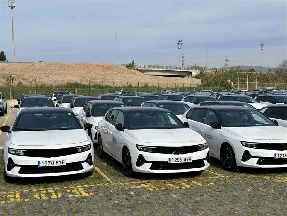 Vehículos eléctricos de la Generalitat.