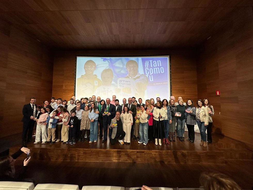 Acto de celebración de los Premios Dínamo Down.
