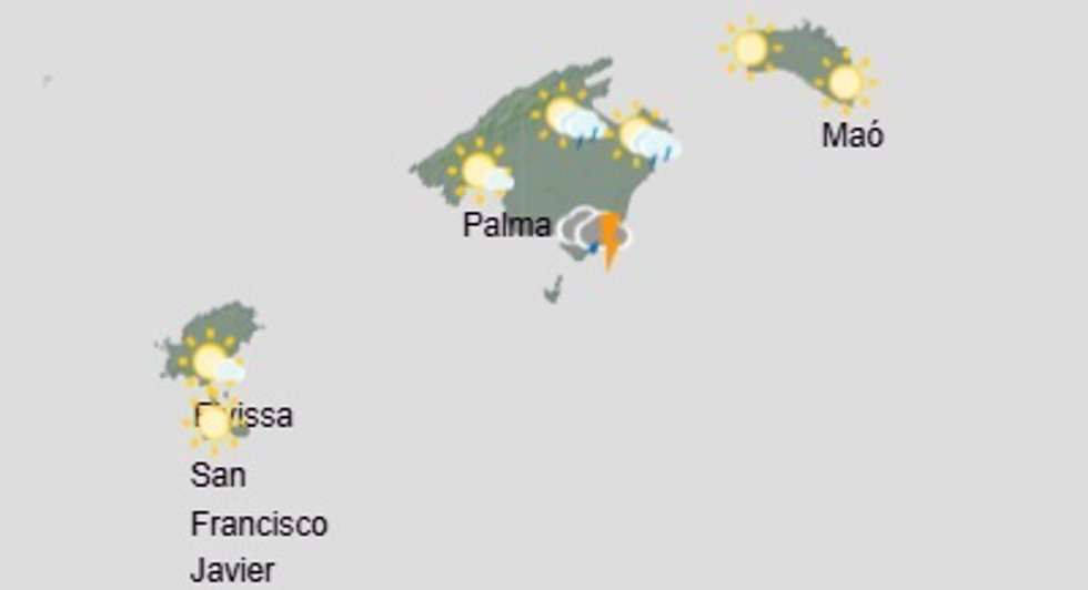 El tiempo hoy, miércoles 26 de marzo, en Baleares.