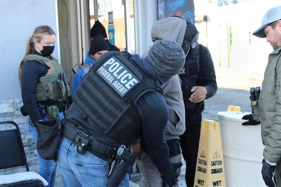 Archivo - Operación policial contra migrantes en Filadelfia, Pensilvania