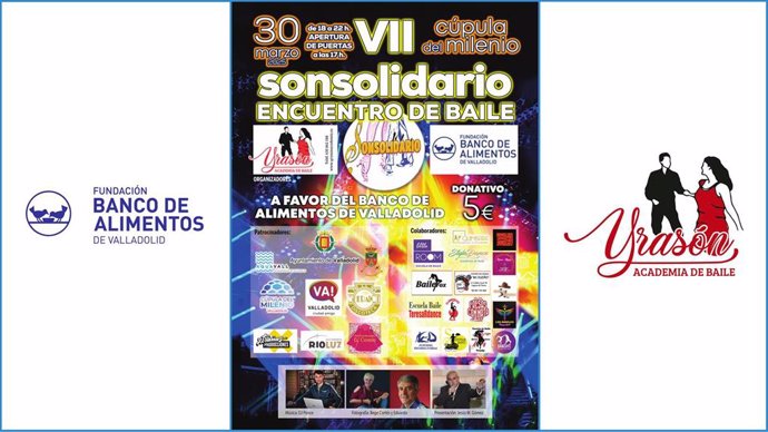 Cartel del VII SonSolidario que se celebrará en la Cúpula del Milenio.