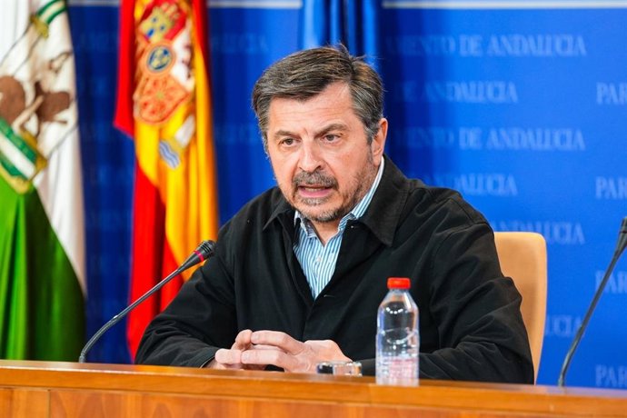 El portavoz del PP-A en el Parlamento, Toni Martín, este miércoles