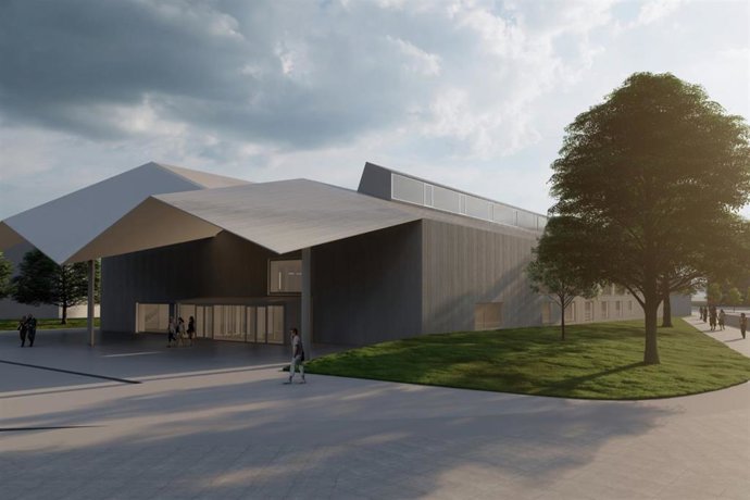 Recreación del futuro Building & Architecture Institute (BAI) impulsado por el Gobierno de Navarra.