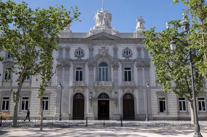 Archivo - El edificio del Tribunal Supremo a 24 de abril de 2023, en Madrid (España). 