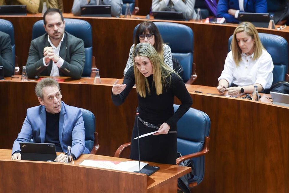 La portavoz del PSOE en la Asamblea de Madrid, Mar Espinar.