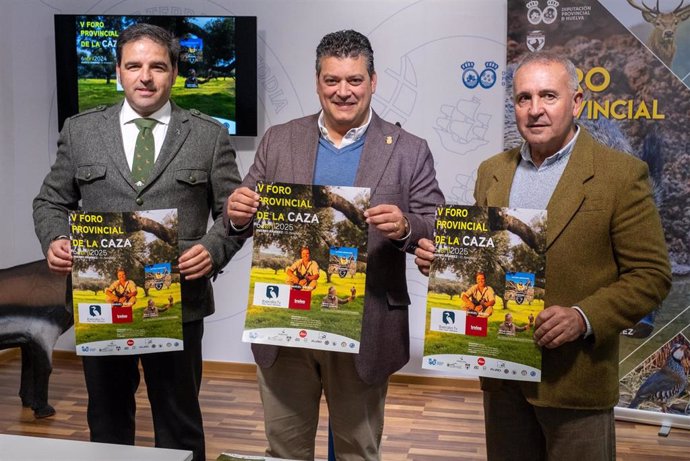 Presentación en la Diputación del V Foro Provincial de la Caza.
