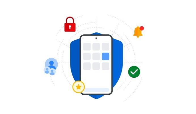 Recurso de segurança no Google Play