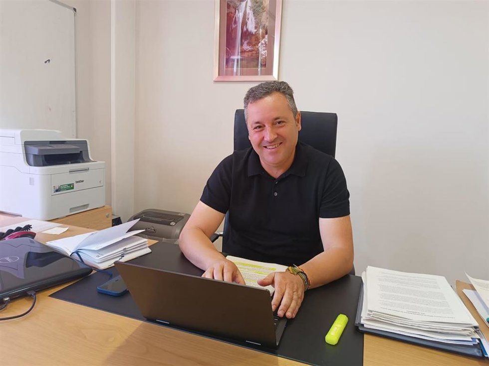 Archivo - El presidente de Cuencas Mineras, Javier Larraz.
