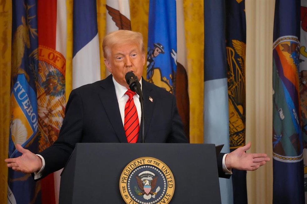 Imagen de archivo del presidente de Estados Unidos, Donald Trump