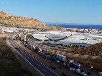 Un accidente múltiple causa tres kilómetros de retenciones en la A-7 desde Vícar en sentido Almería