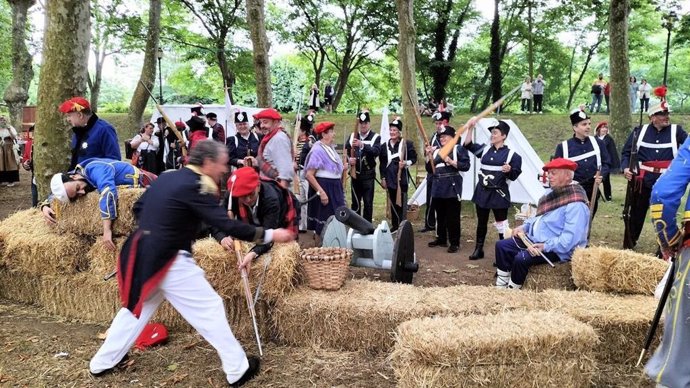 Recreación de la Batalla de Somorrostro