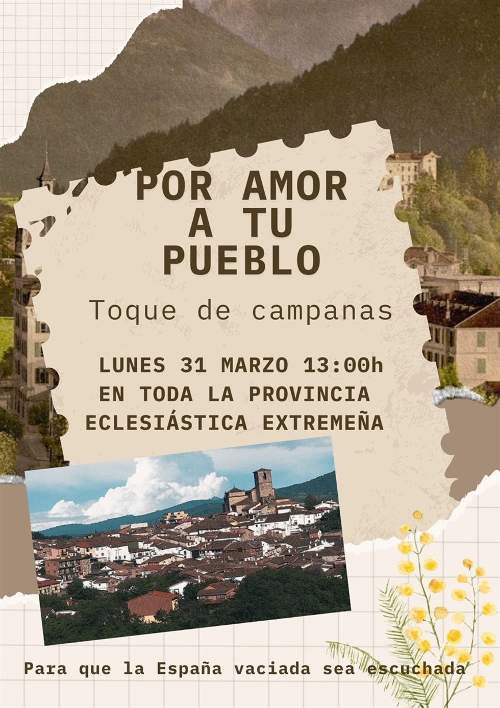 Los obispos de la Provincia Eclesiástica de Mérida-Badajoz, Coria-Cáceres y Plasencia llaman la atención sobre la Extremadura vaciada.
