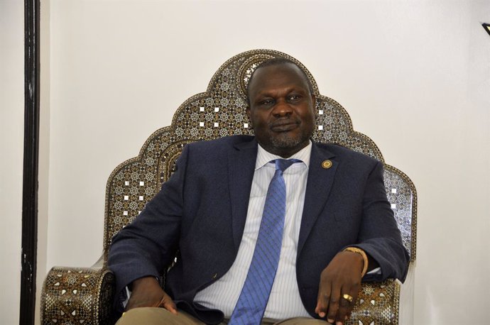 Archivo - Arquivo - Imagem de arquivo do ex-líder rebelde e atual vice-presidente do Sudão do Sul, Riek Machar.