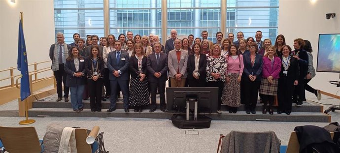 Presentación de la delegación del proyecto Alumni en Bruselas.