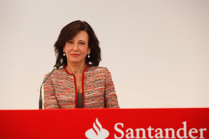 Archivo - Presentación resultados anuales Banco Santander por Ana Botín 