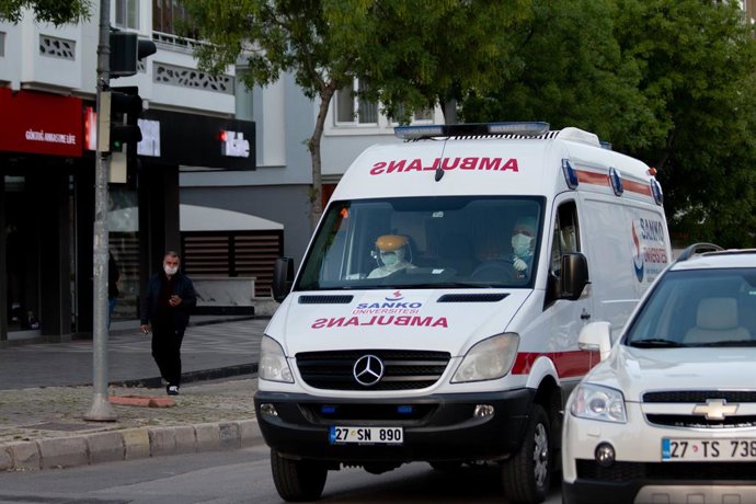 Archivo - Arquivo - Imagem de arquivo de uma ambulncia na Turquia
