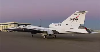 El avión supersónico silencioso de la NASA cumple el control de crucero