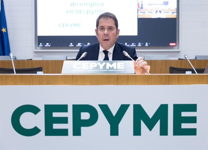 Archivo - El presidente de Cepyme, Gerardo Cuerva.