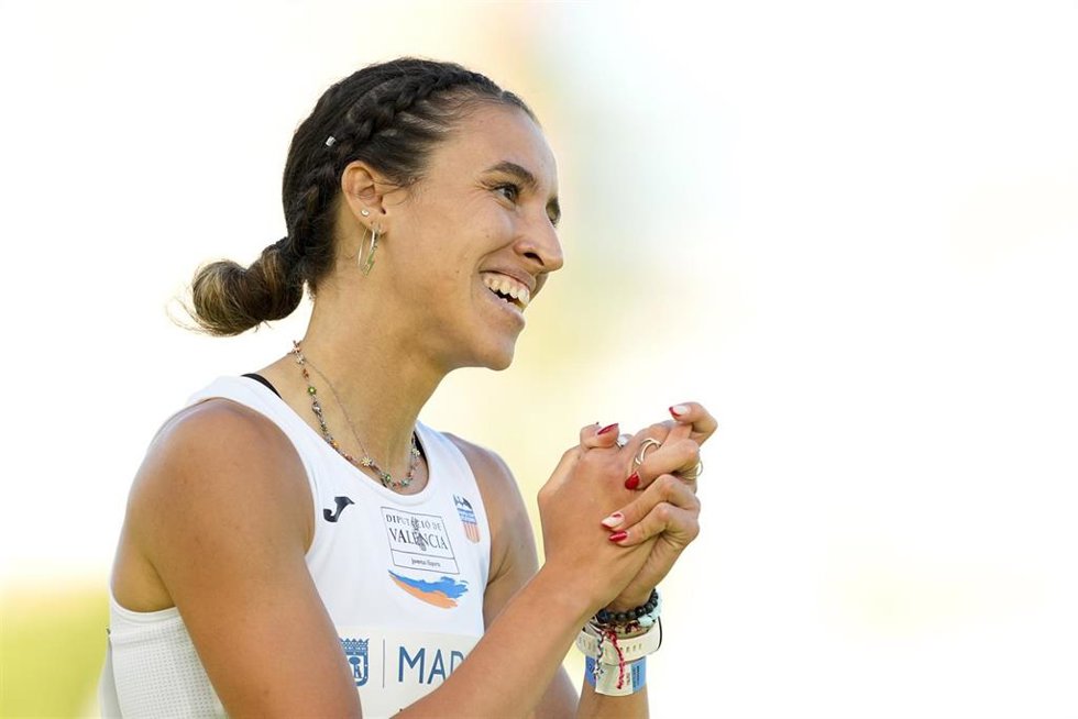 Archivo - La atleta española Daniela Fra durante una competición