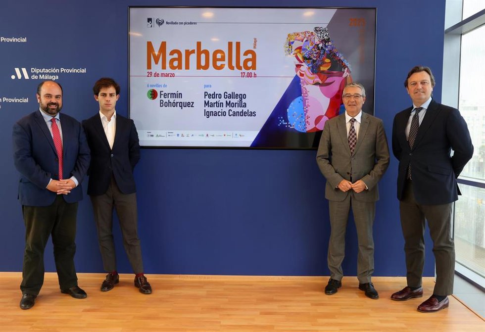 La Diputación de Málaga respalda la sexta edición de Circuito de Novilladas de Andalucía promovido por la Fundación Toro de Lidia y la Junta, con el patrocinio de la Diputación de Málaga cuya tercera y última novillada será el día 29 de marzo en Marbella