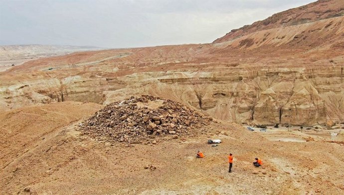 Una misteriosa estructura en forma de pirámide que data de cuando los Ptolomeos y los seléucidas gobernaban Israel.