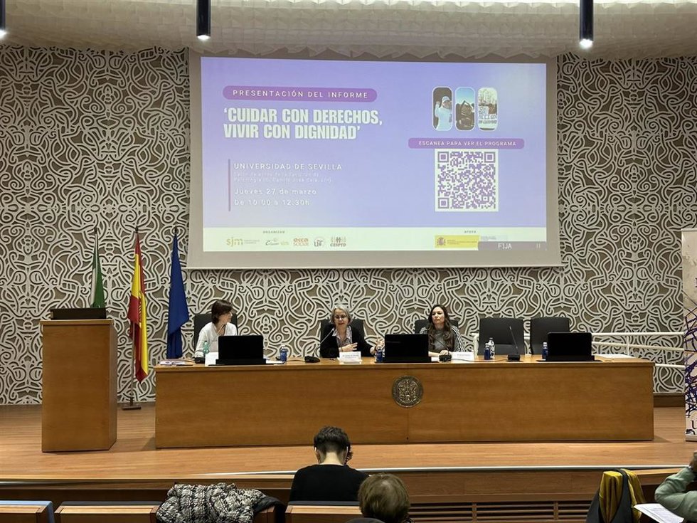 Presentacion del informe 'Cuidar con Derechos, Vivir con Dignidad' del Servicio Jesuita de Migrantes.