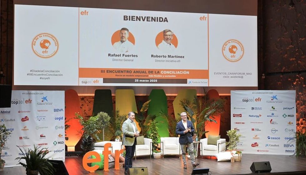 El III Encuentro Anual de la Conciliación, organizado por el Club Top30 efr, ha reunido a 250 profesionales en CaixaForum Madrid para debatir sobre la integración de la conciliación y el bienestar en la sostenibilidad empresarial