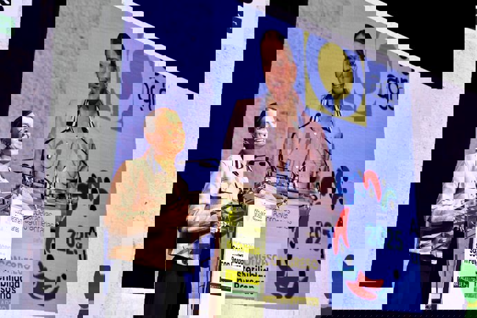 La presidenta del Govern, Marga Prohens, en el IX Congreso de Cooperativas Agro-alimentarias de España