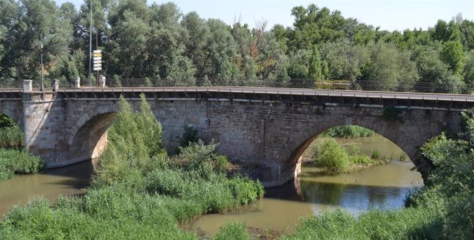 Archivo - Puente árabe de Guadalajara.