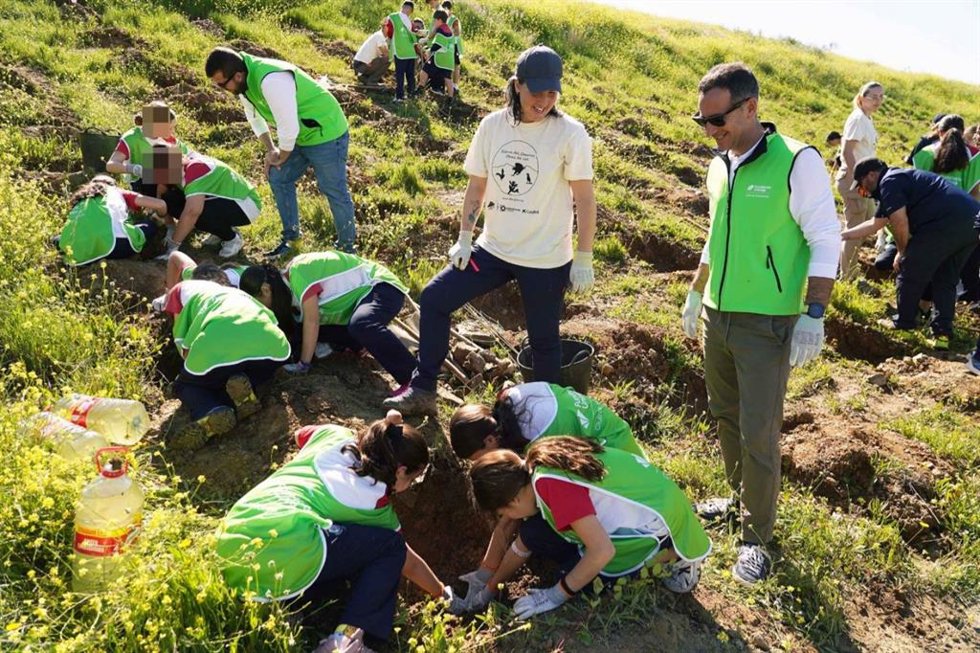 Fundación Unicaja plantará más de 6.500 árboles gracias a su campaña 'Un niñ@, un árbol'.
