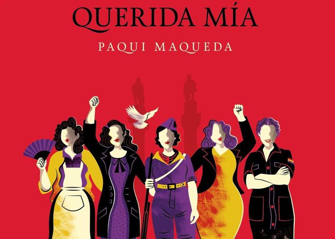 Detalle de la portada del libro 'Querida mía', de Paqui Maqueda.