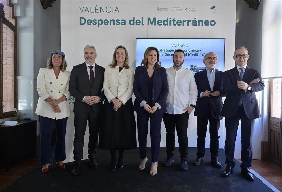 La alcaldesa de Valncia, María José Catalá,  presenta la nueva campaña 'Despensa del Mediterráneo'