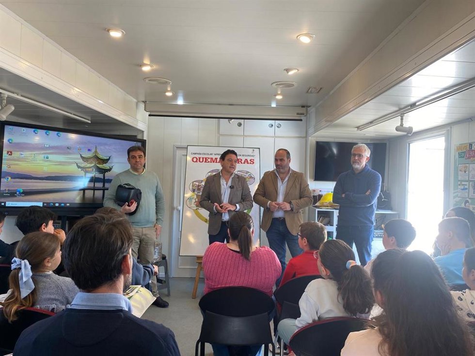 El delegado territorial de Empleo, Empresa y Trabajo Autónomo de la Junta en Cádiz, Daniel Sánchez Román, en Conil de la Frontera