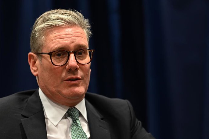 Archivo - Arquivo - Imagem de arquivo do primeiro-ministro britânico Keir Starmer.