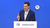 Moreno reivindica al PP como la "opción razonable" para hacer las cosas "mejor" sin "cesiones" que maltraten a andaluces