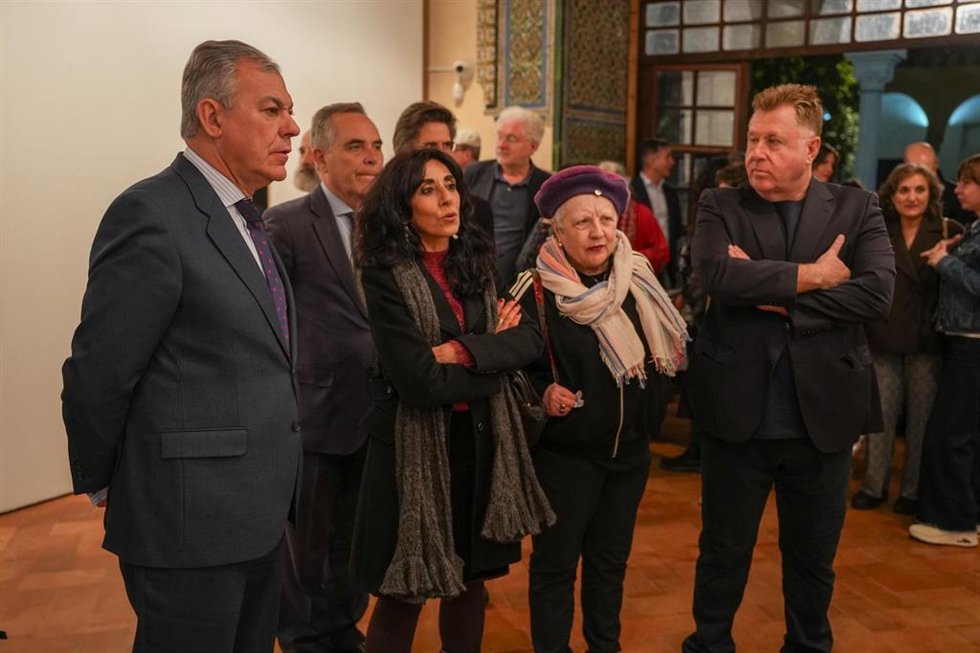 El alcalde de Sevilla, José Luis Sanz, en la inauguración del ciclo 'Interrelaciones y Desvíos'.