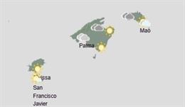 El tiempo hoy, viernes 28 de marzo, en Baleares.