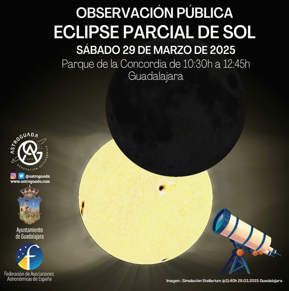 El evento de observación en la Concordia comenzará a las 10.45 horas.