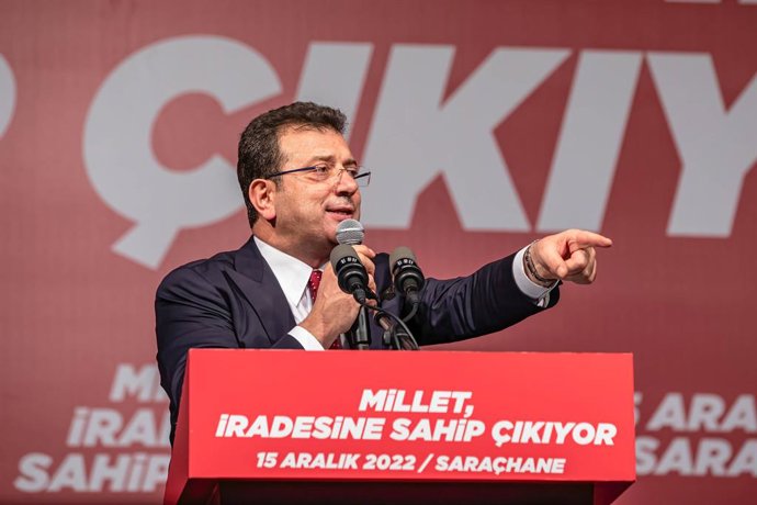 Archivo - Arquivo - O prefeito de Istambul, Ekrem Imamoglu.