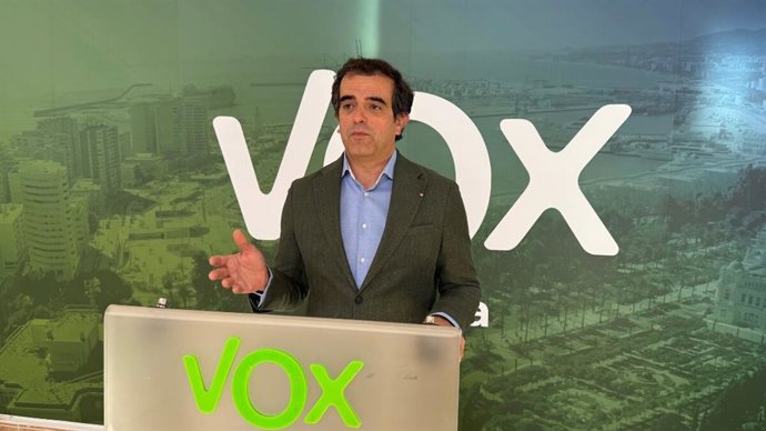 El presidente de Vox Málaga y parlamentario andaluz, Antonio Sevilla