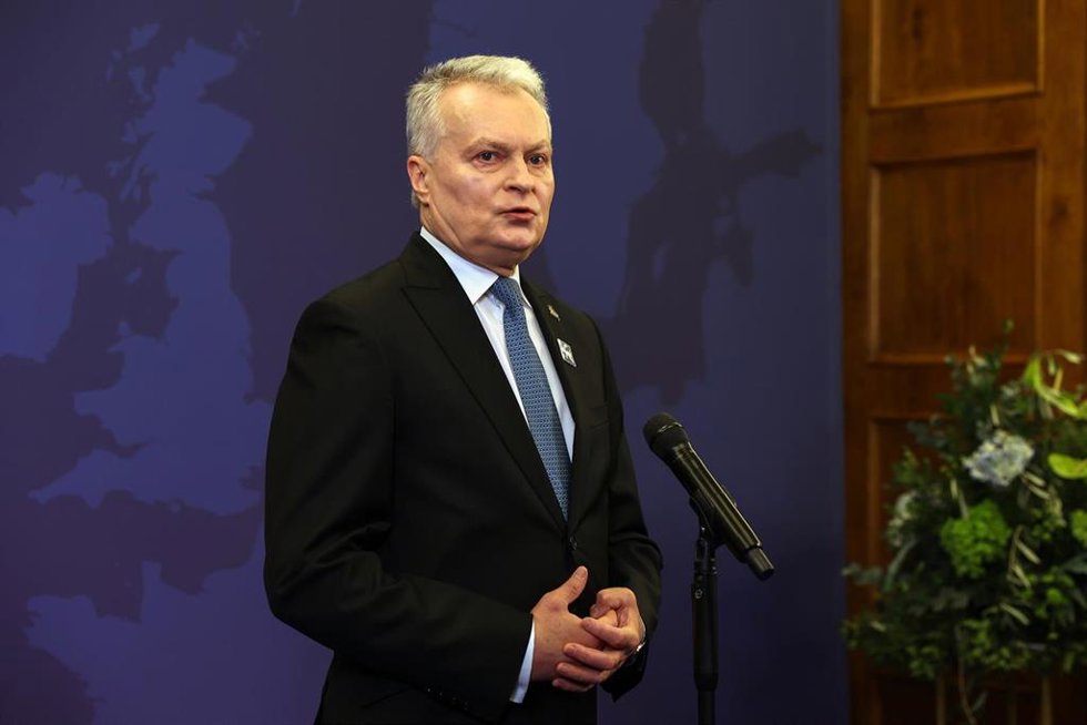 Archivo - Gitanas Nauseda, presidente de Lituania