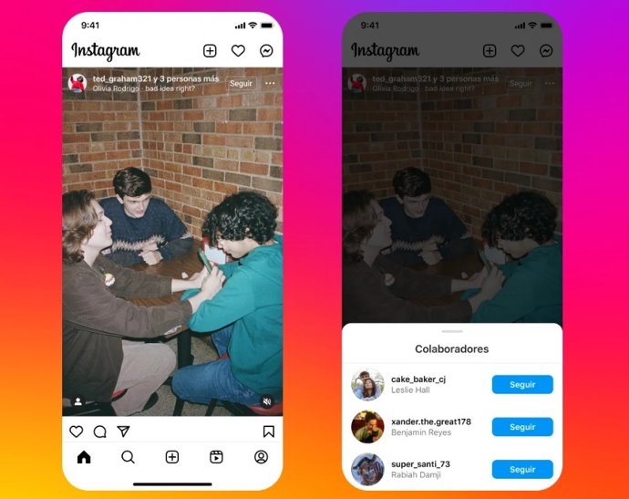 Recurso de carretel do Instagram