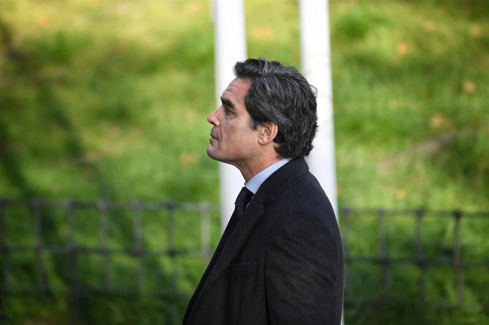 Archivo - Imagen de archivo del directivo del IE y exconsejero madrileño Juan José Güemes cuando acudió a declarar como investigado en diciembre.