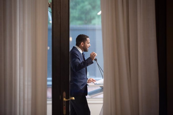 Archivo - El líder de Vox a Catalunya, Ignacio Garriga