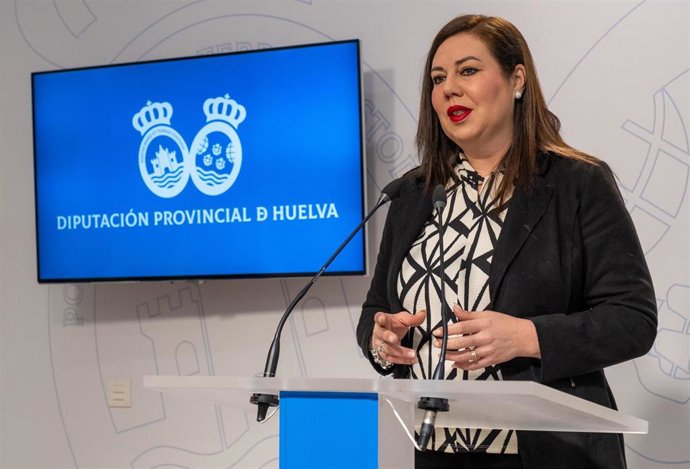 La portavoz del equipo de Gobierno de la Diputación de Huelva, Rocío Moreno.